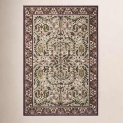 Canopy Aubergine Area Rug