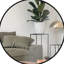 Miroir mural rond 24 po.