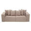 Gracean 3 Seater Linen Blend Sofa