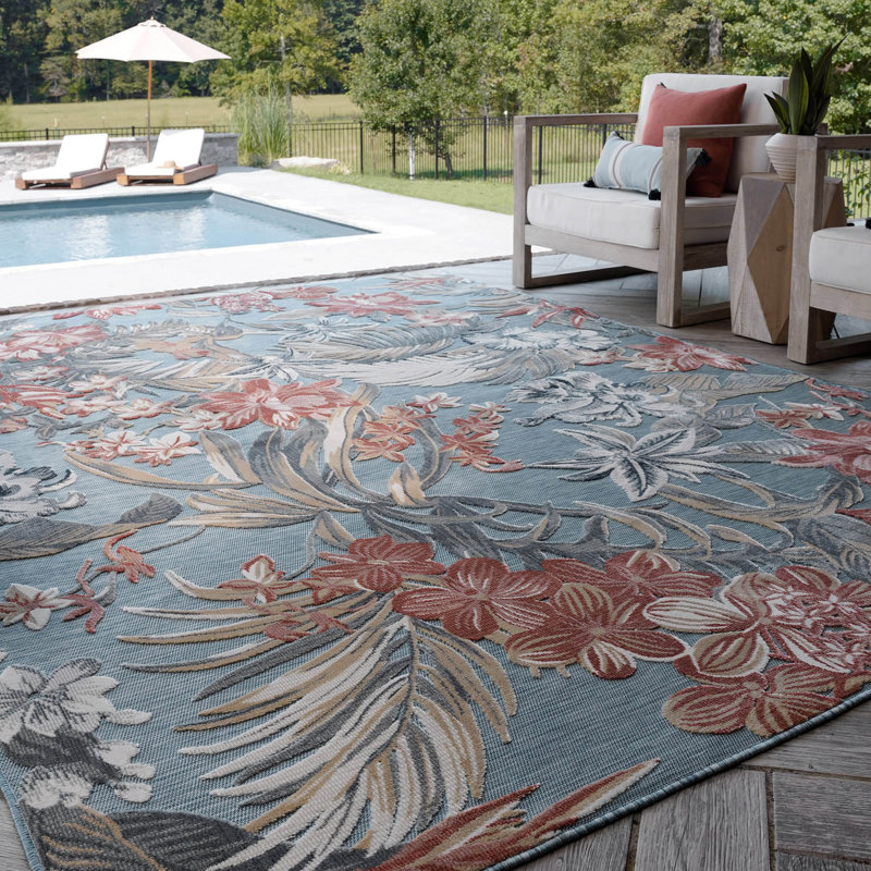 Lenapah Indoor / Outdoor Rug, Rectangle 3'10'' x 5'3''