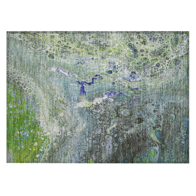 Tapis intérieur / extérieur Fayme, Rectangle 1 pi 8 po x 2 pi 6 po