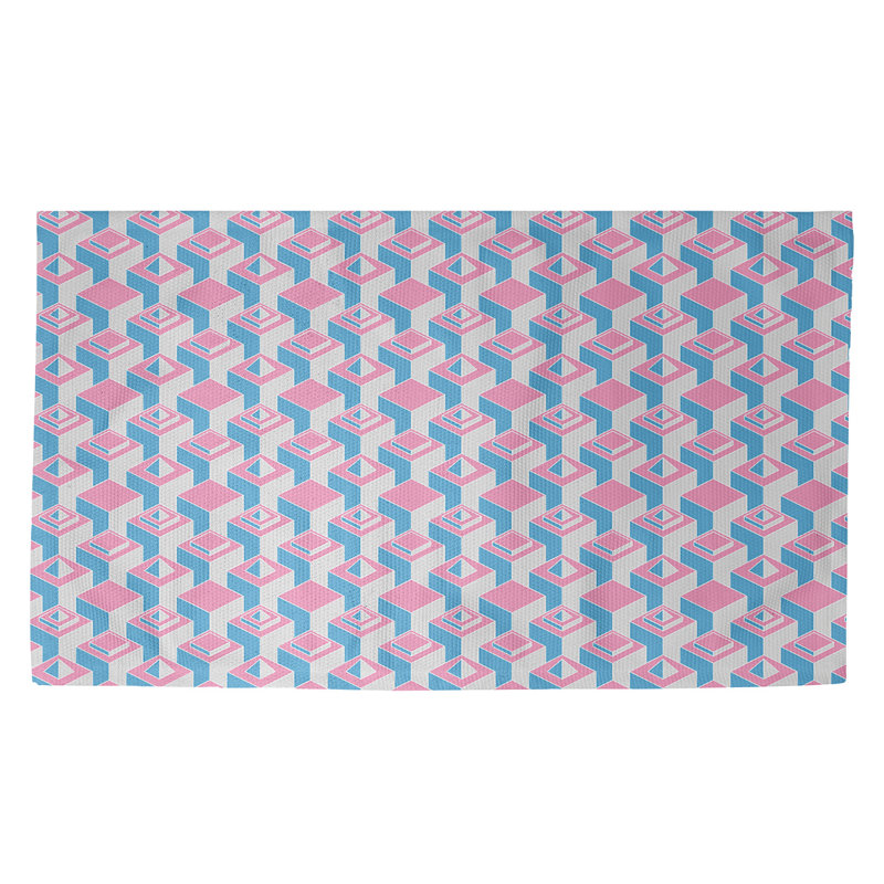 Tapis à motifs de gratte-ciel mauves, Rectangle 2 pi x 3 pi