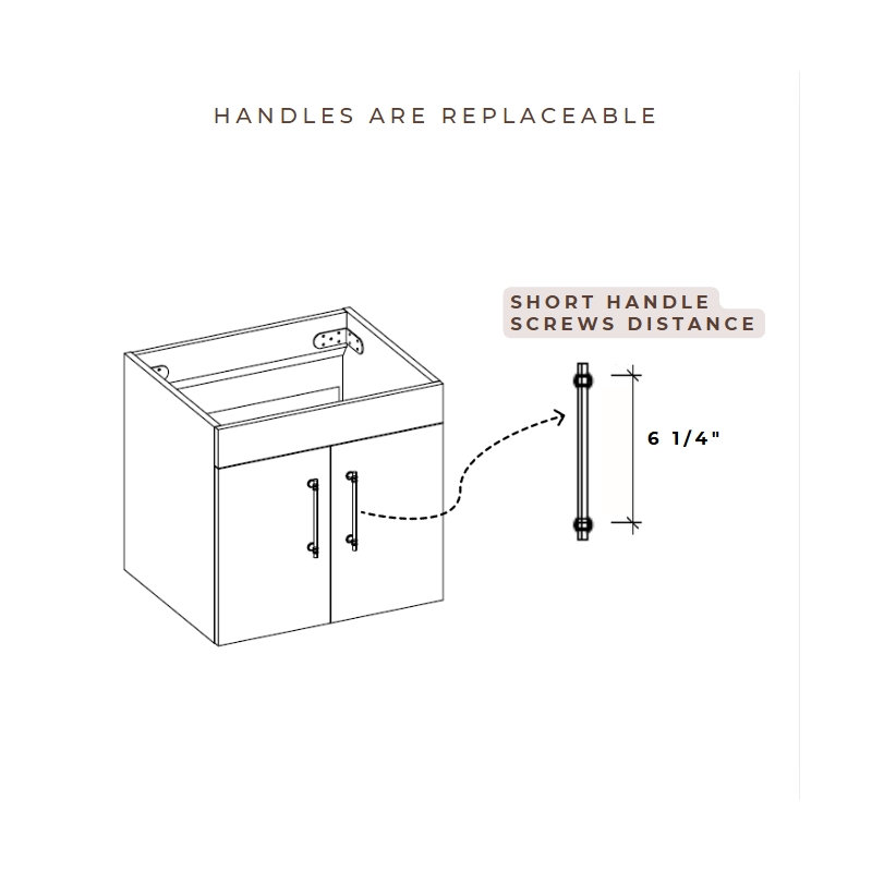 59.05'' Double Bathroom Vanity with Acrylic Top, Champagne Oak