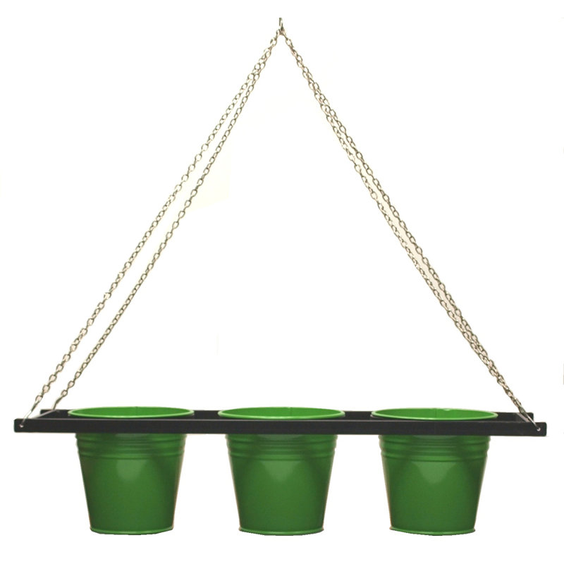 Pot à fleurs suspendu en métal Kinder, ISE