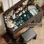 Ensemble coiffeuse 43,4 "avec grand miroir à DEL, tiroirs de rangement et tabouret-1552955311