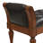Westcliffe Mid-Century Retro 54" Button-Tufted PU Leather Ottoman Bench with Curved Armrests-2047868297