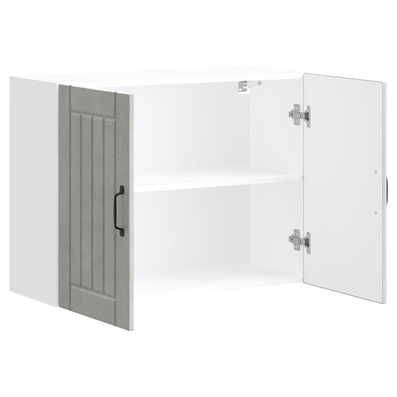 Standard Wall Cabinet, 60cm H x 80cm W x 31cm D, concrete grey