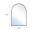 Krysha Metal Half-circle Mirror-506601608