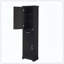 Grande armoire de salle de bain autoportante à deux portes et tablettes réglables-121088110