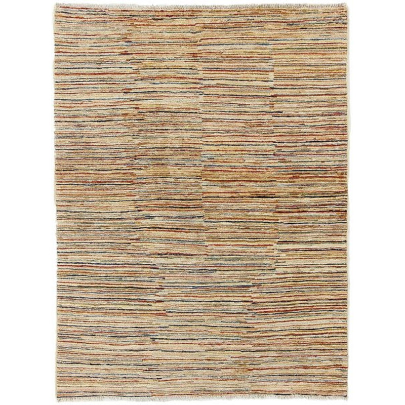 Abstract Wool Hand Woven 141cm X 187cm Area Rug