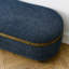 Banc de rangement avec repose-pieds