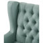 Fauteuil à oreilles capitonné à boutons, fauteuil à oreilles, fauteuil d'appoint, fauteuil d'appoint moderne-356802840-350921145