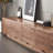 Solid wood large capacity TV cabinet-106218981