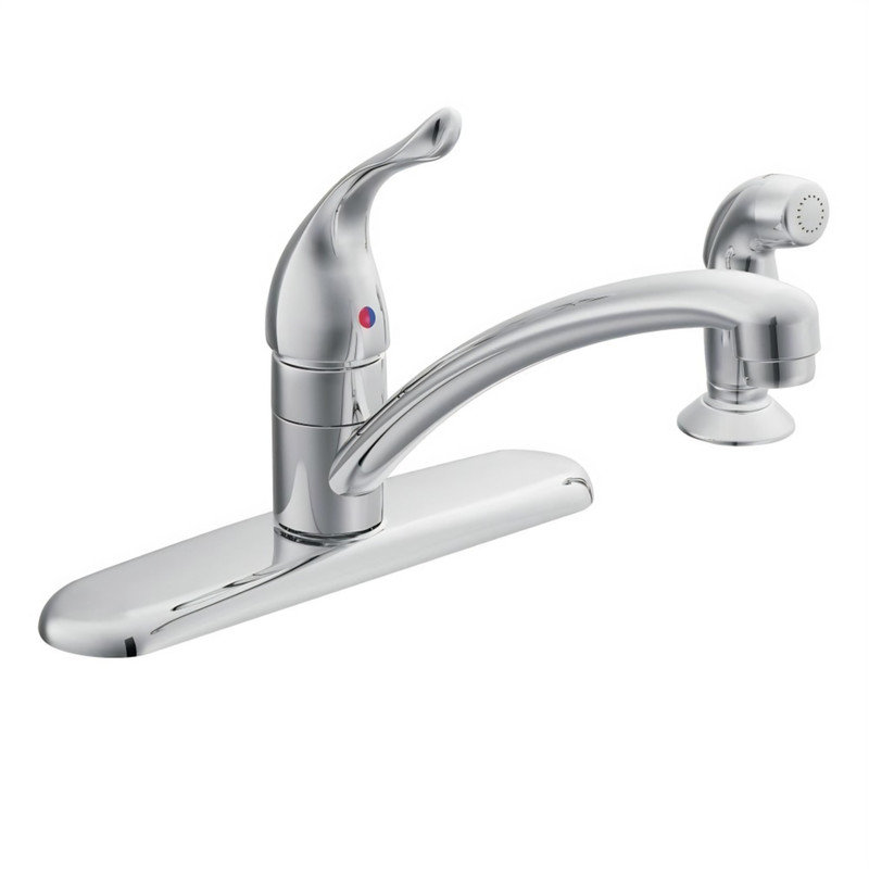 Robinet de cuisine MOEN Chateau 7430, Chrome, Avec jet