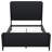 Traequan Wood Queen Panel Bed Black-1140251790