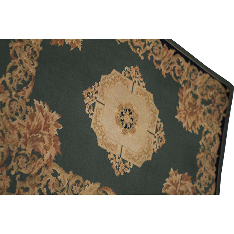 Hand-Knotted High-Quality Green Area Rug