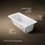Archer® 60" x 30" Drop-in Whirlpool Bathtub-2131292375-2131941121