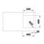 Andano 38 x 44cm Undermount Kitchen Sink