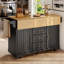 Wood Kitchen Island-126648746