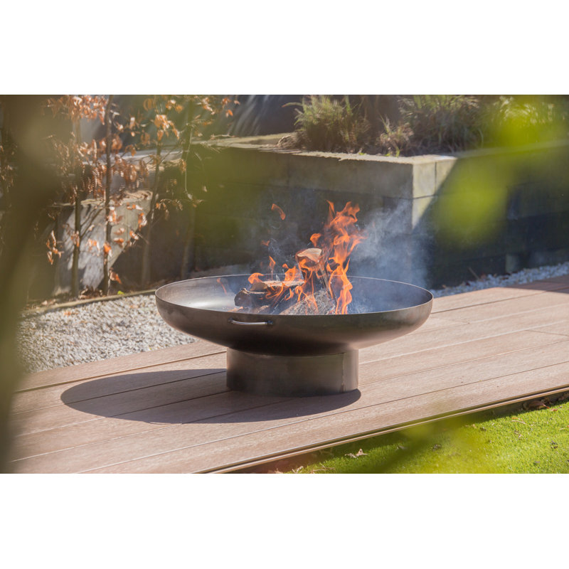 Oulu Round Steel Wood Burning Smokeless Fire Pit