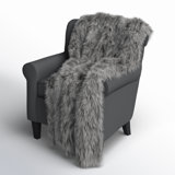 Rhea Faux Fur Throw Blanket