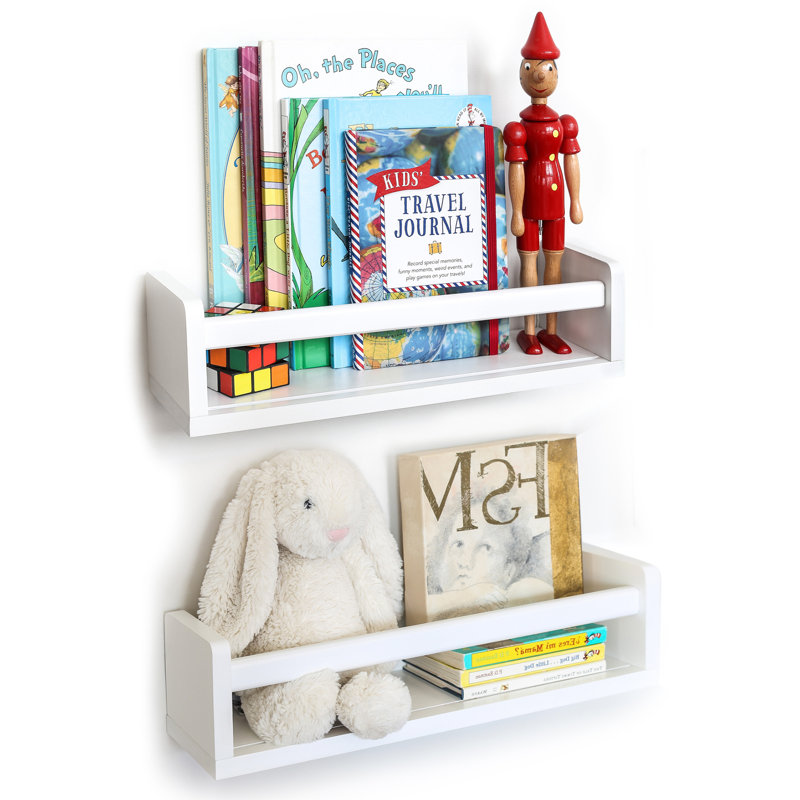 Clegg 4.2'' H X 16.5'' W Solid Wood Pine Buildings & Architecture Floating Shelf