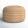 Shipka 29" Wide Round 100% Braided Jute Pouf Ottoman/Foot Stool by Jaipur Living