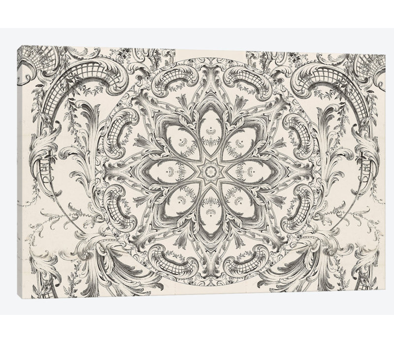 Mandala series : volutes daydreams, impression sur toile tendue, H 18 po x l 26 po x P 1,5 po