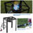 OuterMust Outdoor Propane Rectangular Deep Fryer Kit with 18 qt. Frying Pan & Dual Baskets