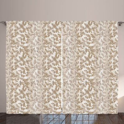Semi Sheer Curtain Pair