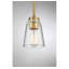 Luminaire suspendu conique à 1 lumière en laiton chaud Macklin-1516115998