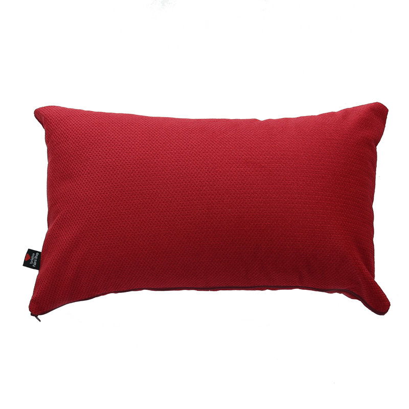 Moey Rectangular Cushion, Red