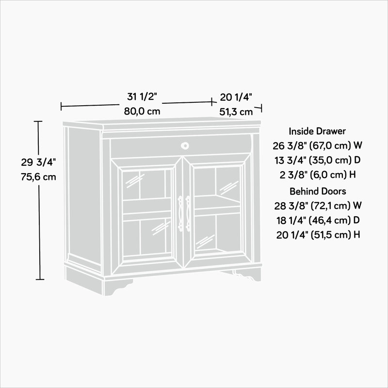 Library Base, Brown finish