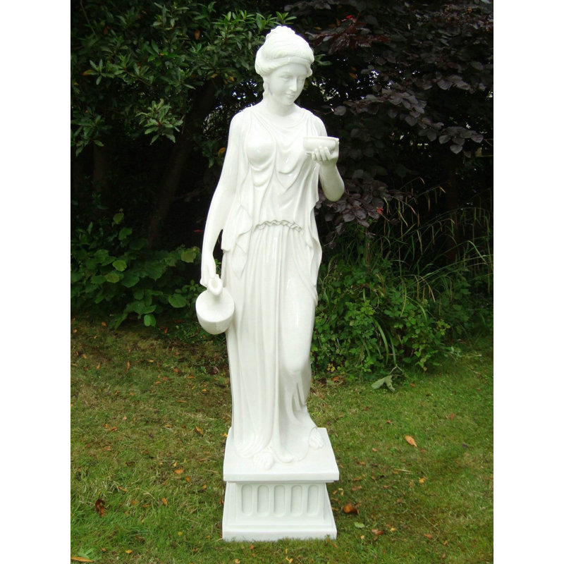 Hebe Goddess of Youth Statue, 61cm H x 19cm W x 15cm D