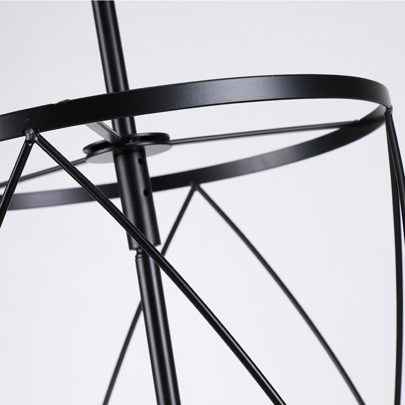 Luminaire suspendu cylindrique unique à 3 lumières