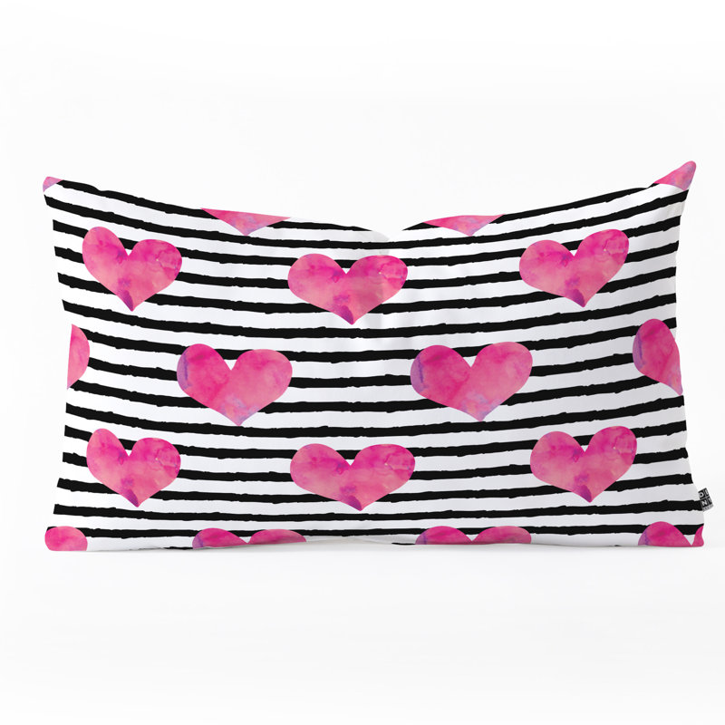 Coussin lombaire à rayures petites flèches