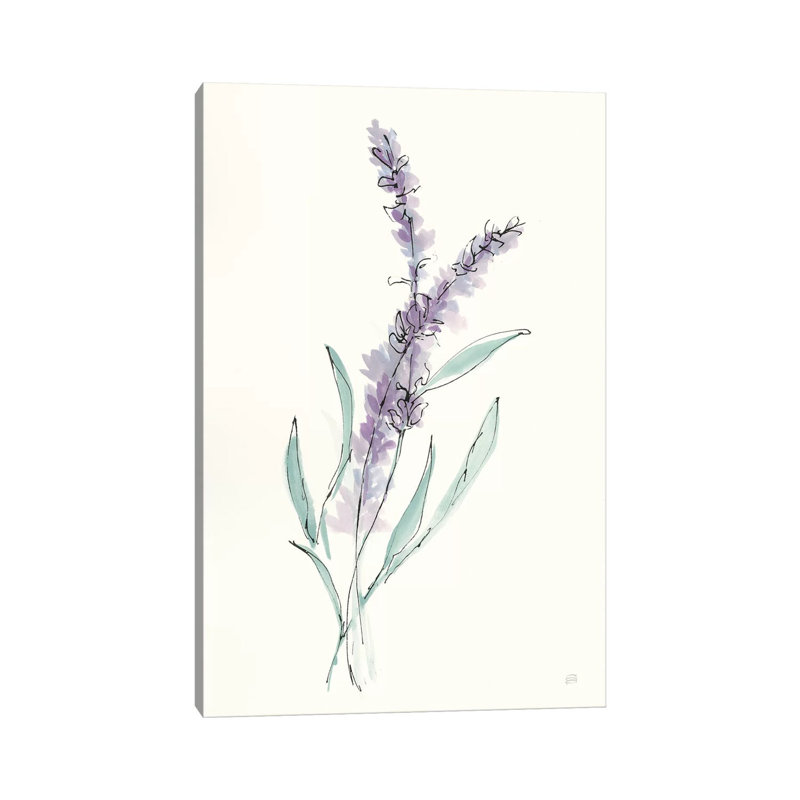Lavender IV by Chris Paschke - Wrapped Canvas Gallery-Wrapped Canvas Giclée, 66.04 cm H x 45.72 cm W x 1.91 cm D