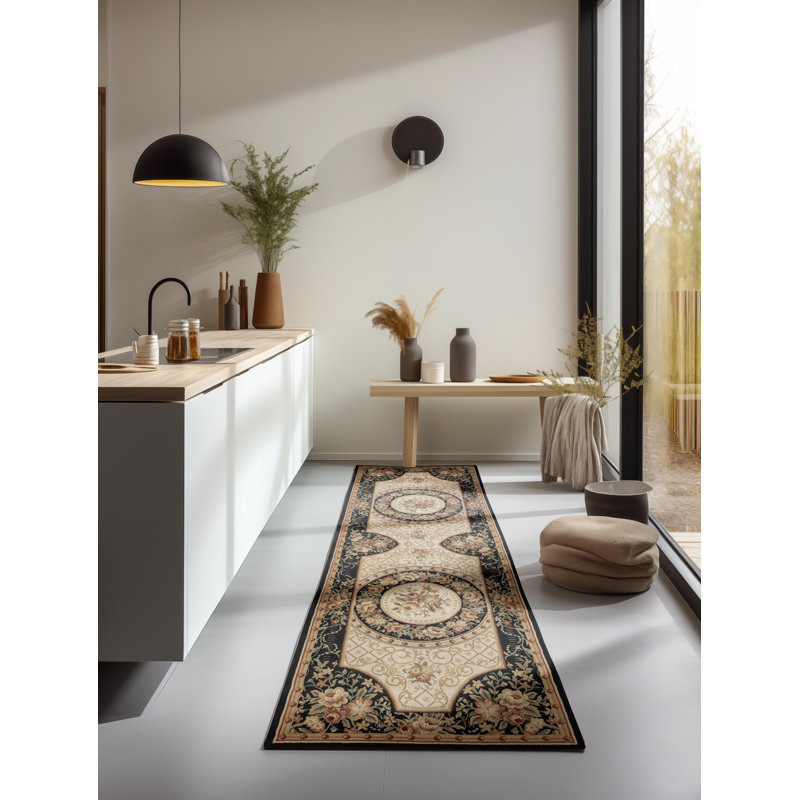 Adraskan Oriental Area Rug, Runner 80 x 240cm