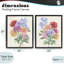 Ensemble de cadres flottants 2 pièces Spring Blooms on Parchment, design par June Erica Vess-264105473-264105475