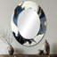Miroir mural bleu vif-2094136586