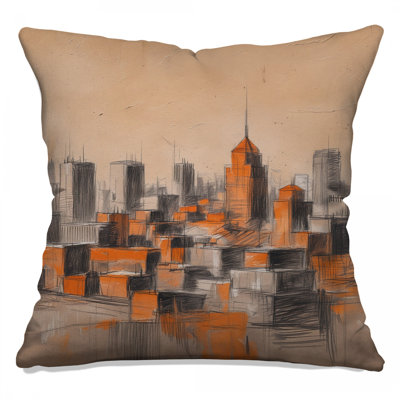 Coussins décoratifs orange