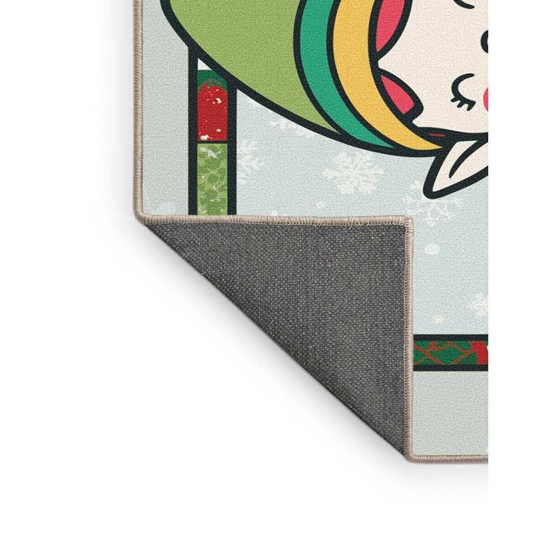 Tapis vacances de Noël The Holiday Aisle®, Rectangle 6 pi x 9 pi