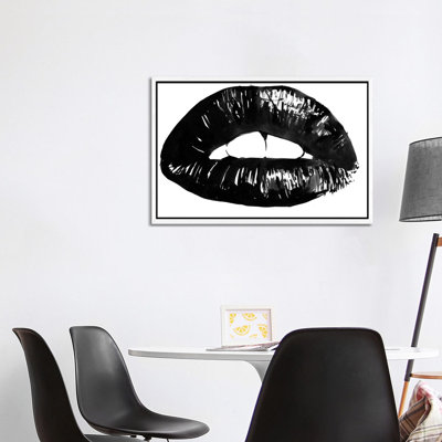 Lips by Péchane - Print on Canvas