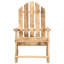Aaralynn Solid Wood Outdoor Rocker Chair