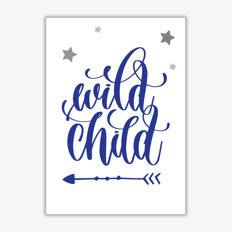 Wild Child - Print, No Frame, 85 cm H x 60 cm W x 1 cm D