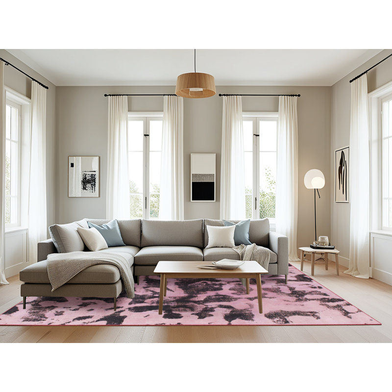 Abstract Indoor Rug, Rectangle 8' x 12'