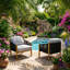 Ensemble de 2 fauteuils club l 30,5 po x P 30,75 po x H 33,35 po Grotta