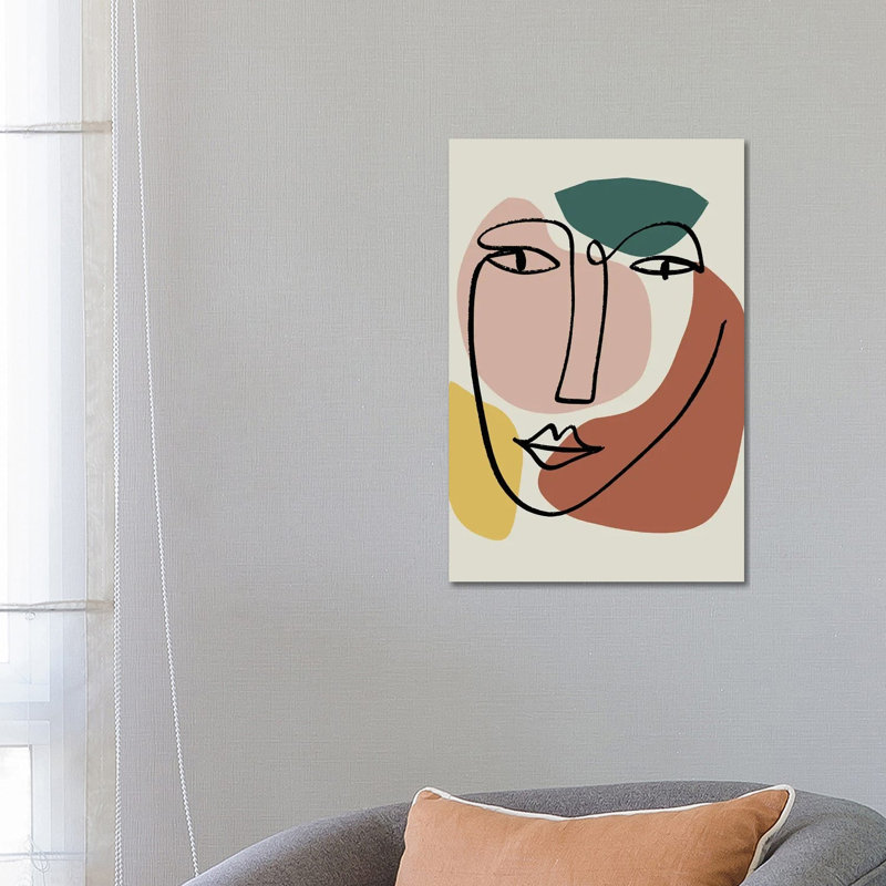 Newstalgia Face I by Nikki Chu - Wrapped Canvas Gallery-Wrapped Canvas Giclée, 66.04 cm H x 45.72 cm W