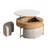Round Lift-Top Coffee Table Set-657606210