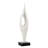 Uttermost Fluid Drop White Stone Sculpture